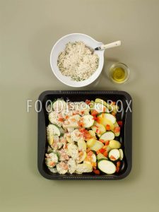 Zucchini und Kartoffeln vom Blech Step5
