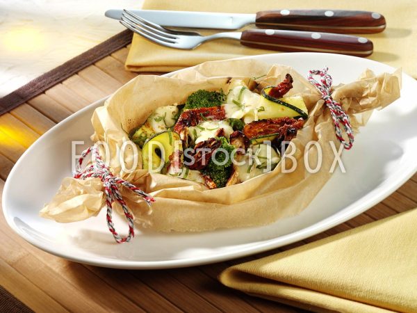 Vegetarische Gemüsepäckchen