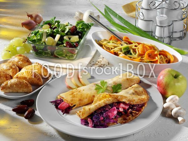 vegetarisches Menü
