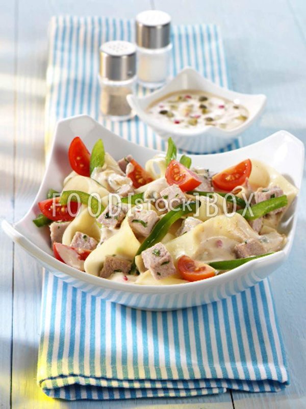 Nudelsalat mit Thunfischsauce