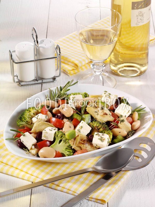 Warmer Bohnensalat