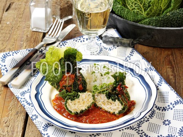 Wirsingpäckchen in Sauce 2
