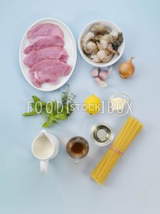 Zitronenspaghetti mit Garnelen Step 1