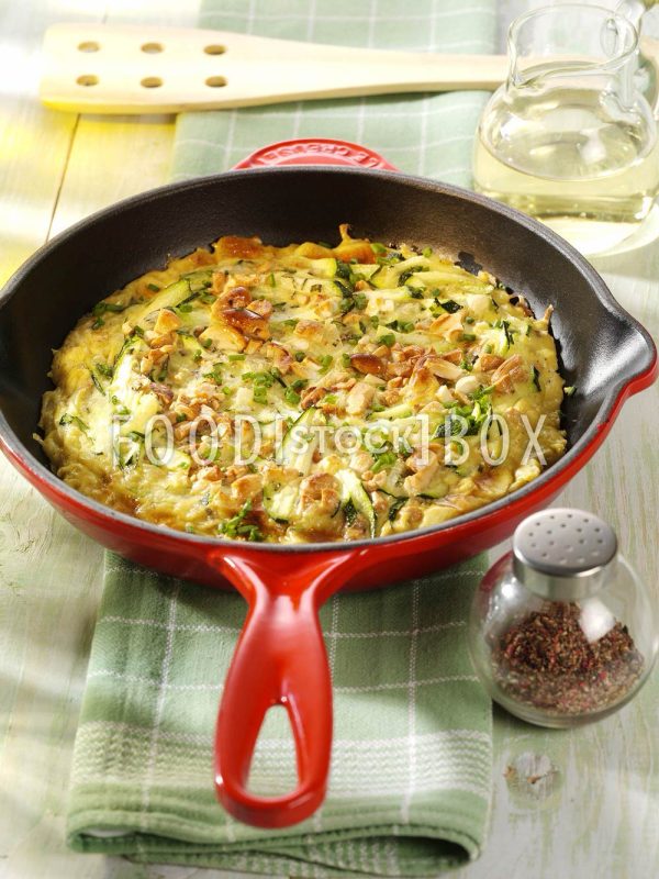 Zucchini-Frittata-Cashewkerne