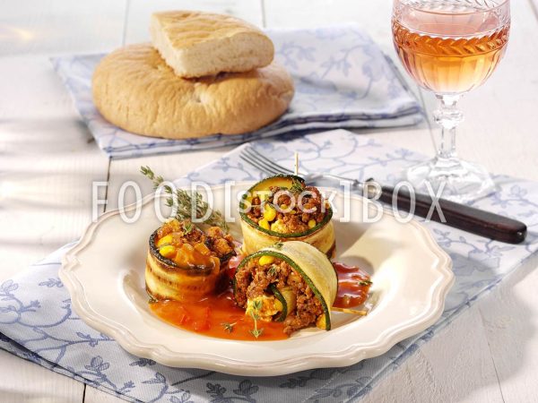 Zucchini-Hack-Röllchen 2