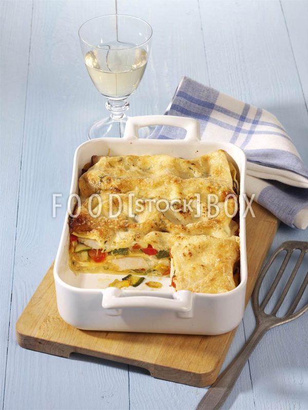 Zucchini-Hähnchen-Lasagne 1