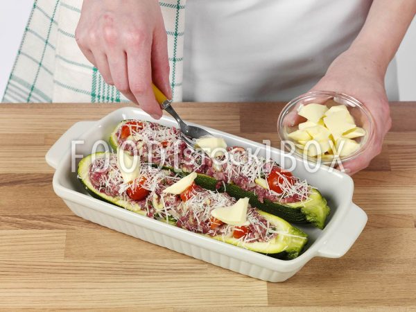 Gefüllte Zucchini mit Hackfleisch Step 6