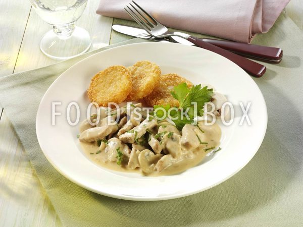 Züricher Geschnetzeltes mit Champignons