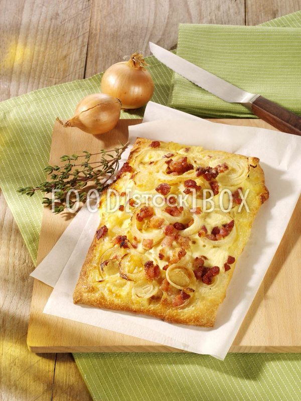 Zwiebelkuchen mit Schinken 2
